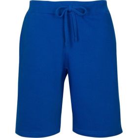 Fleece Sweat Shorts (Color: Royal-Blue, size: XL)