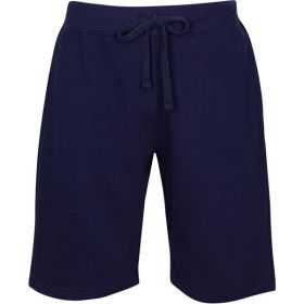 Fleece Sweat Shorts (Color: NAVY, size: S)