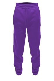 Weiv Solid Sweat Pant Joggers (Color: Purple, size: S)