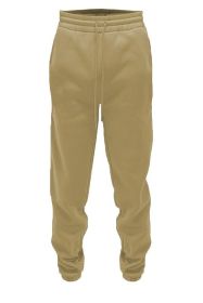 Weiv Solid Sweat Pant Joggers (Color: Khaki, size: M)