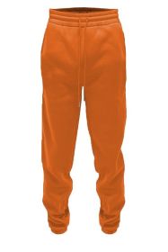 Weiv Solid Sweat Pant Joggers (Color: Orange, size: 3XL)