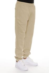 Little Better Premium Cotton Sweat Pant (Color: Khaki, size: S)